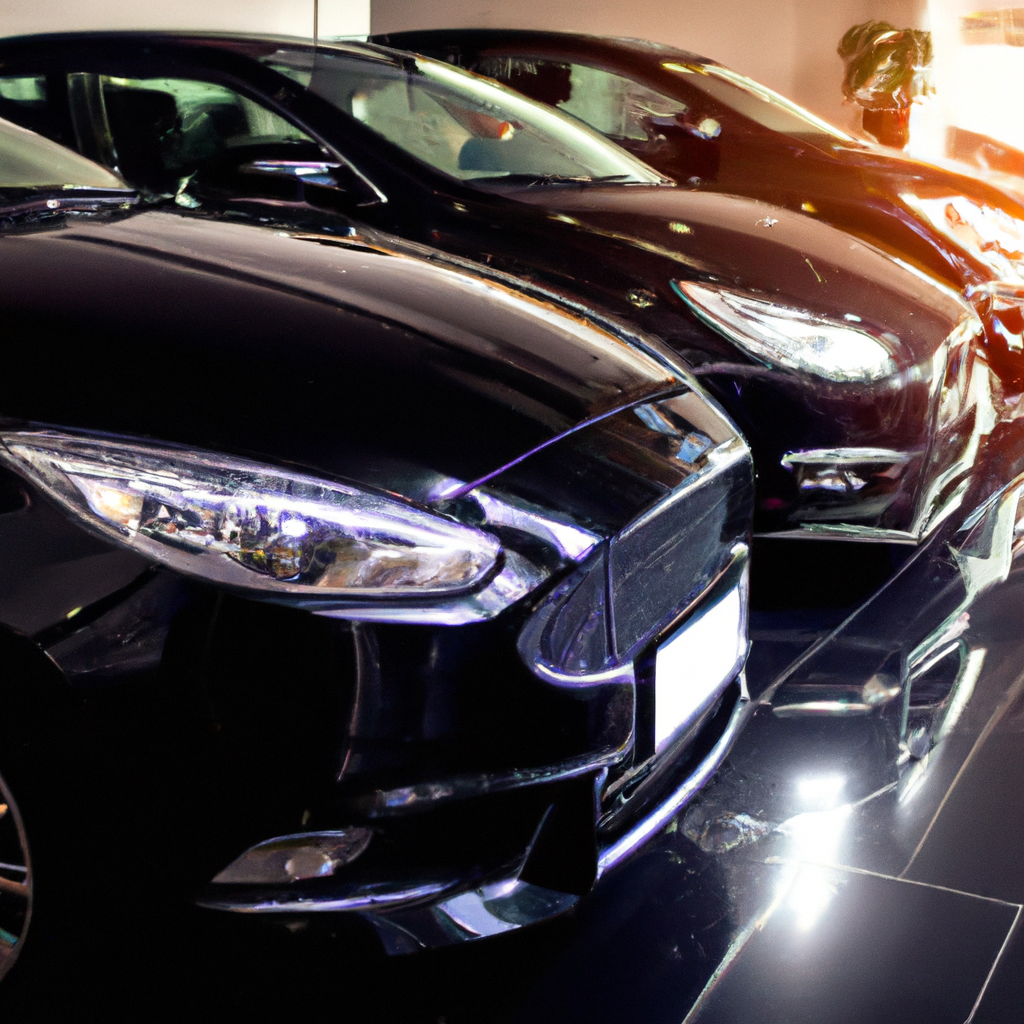 Showroom de carros de luxo